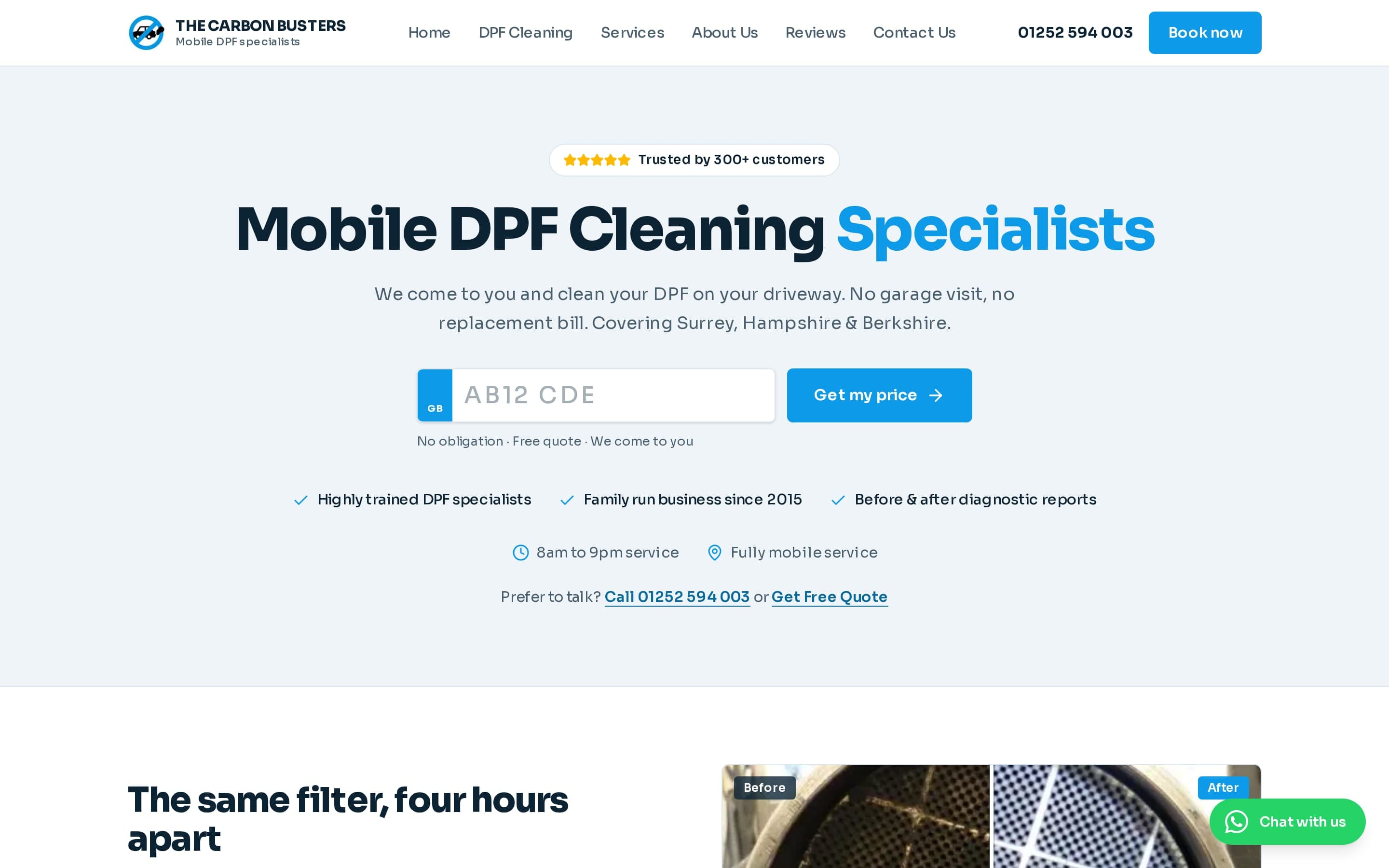 The Carbon Busters website