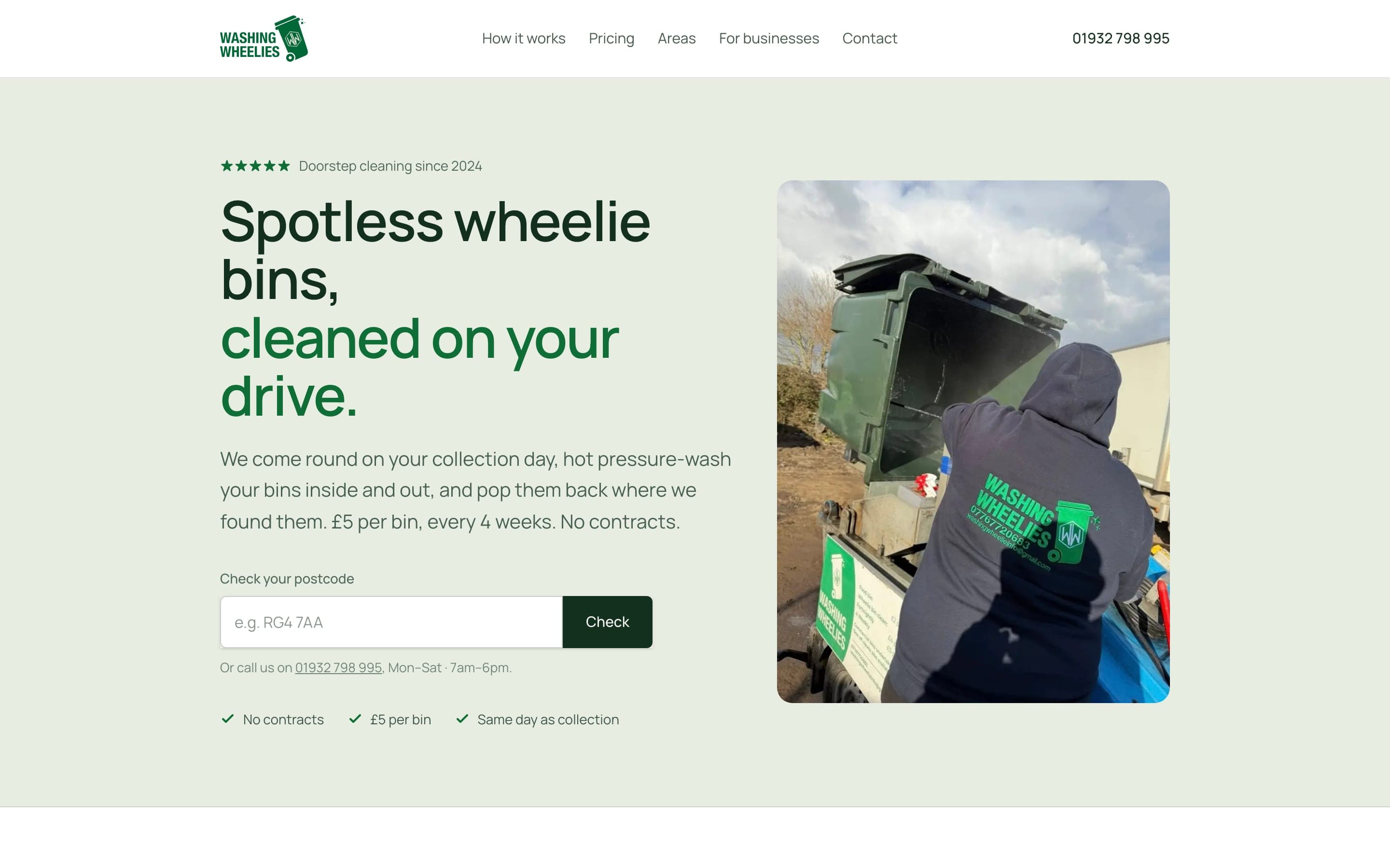 Washing Wheelies website