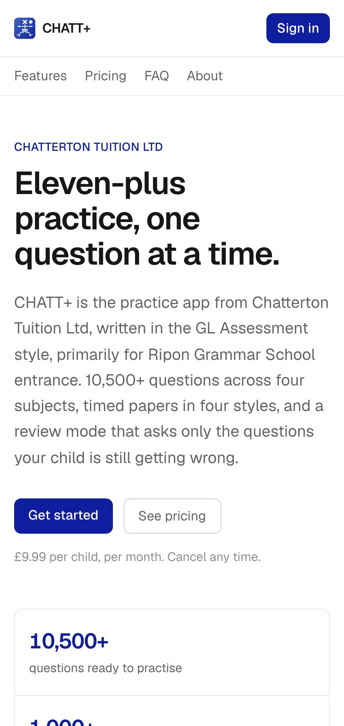 CHATT+ on mobile
