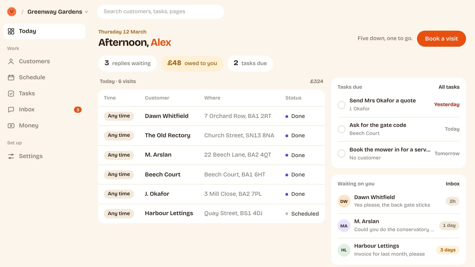 Packed Day website